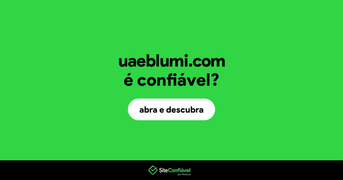 O site uaeblumi.com é confiável?