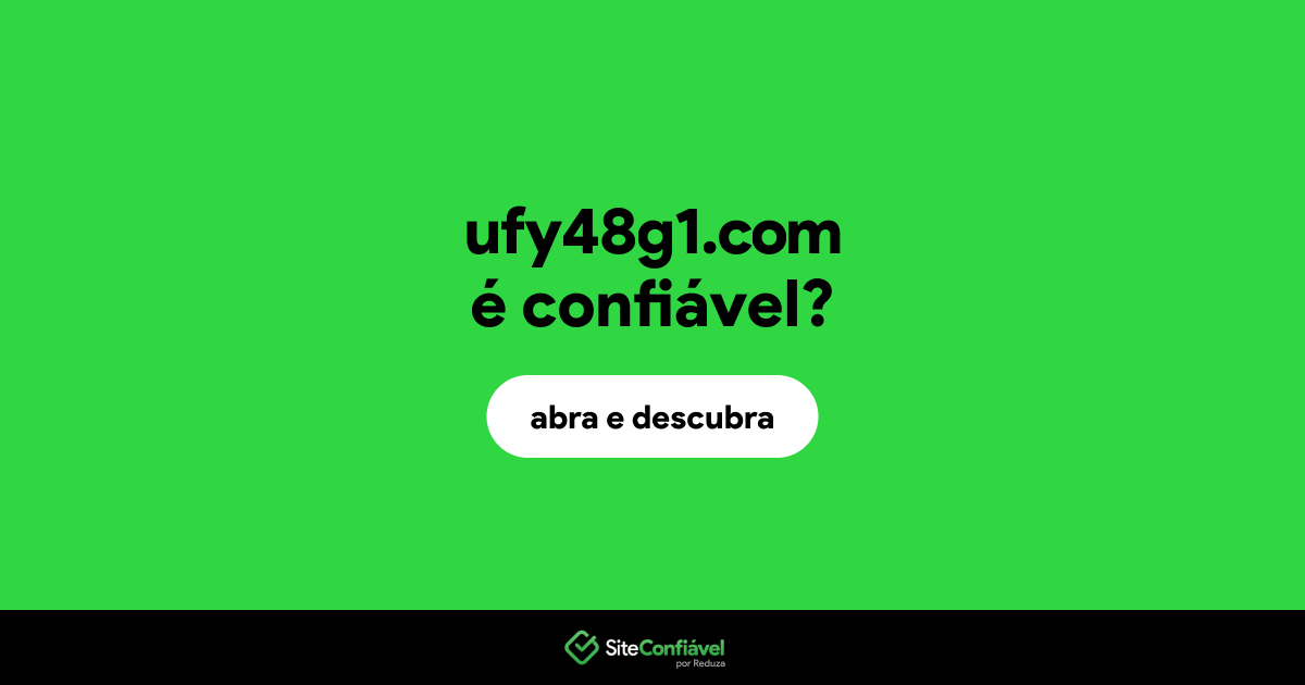 O site ufy48g1.com é confiável?
