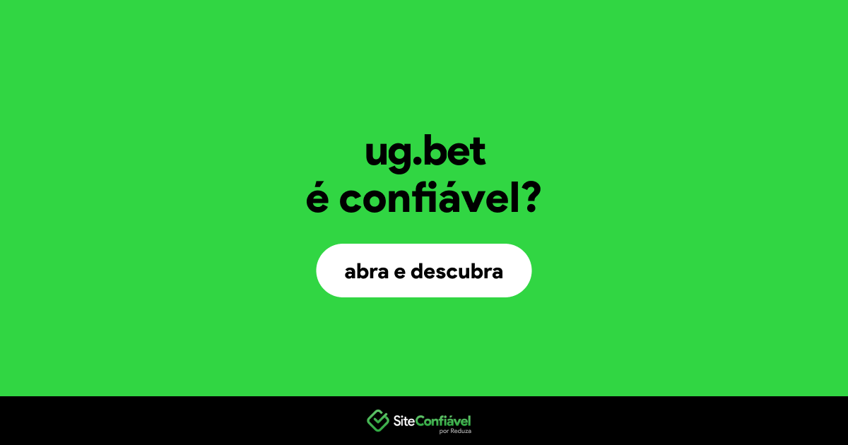 O site ug.bet é confiável?