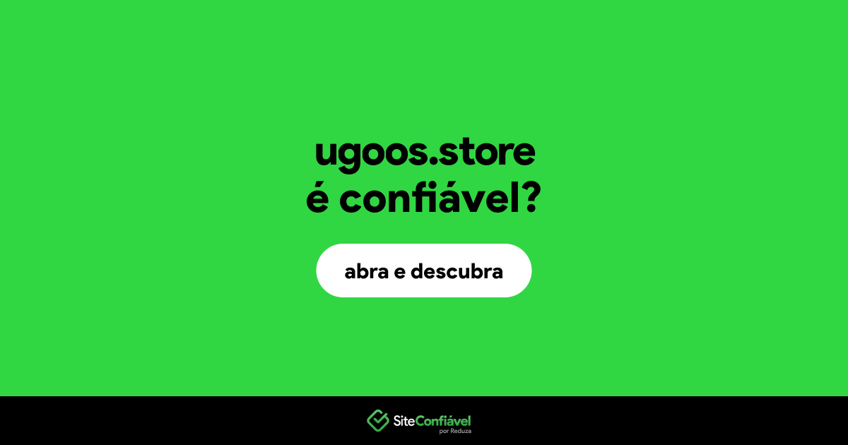 O site ugoos.store é confiável?