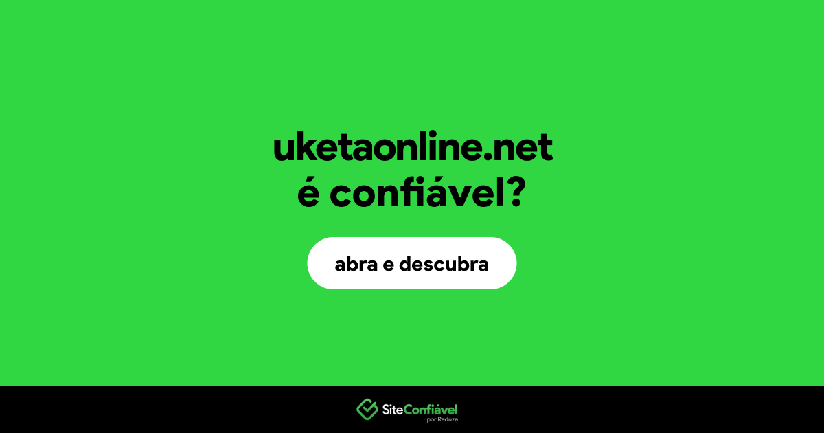 O site uketaonline.net é confiável?