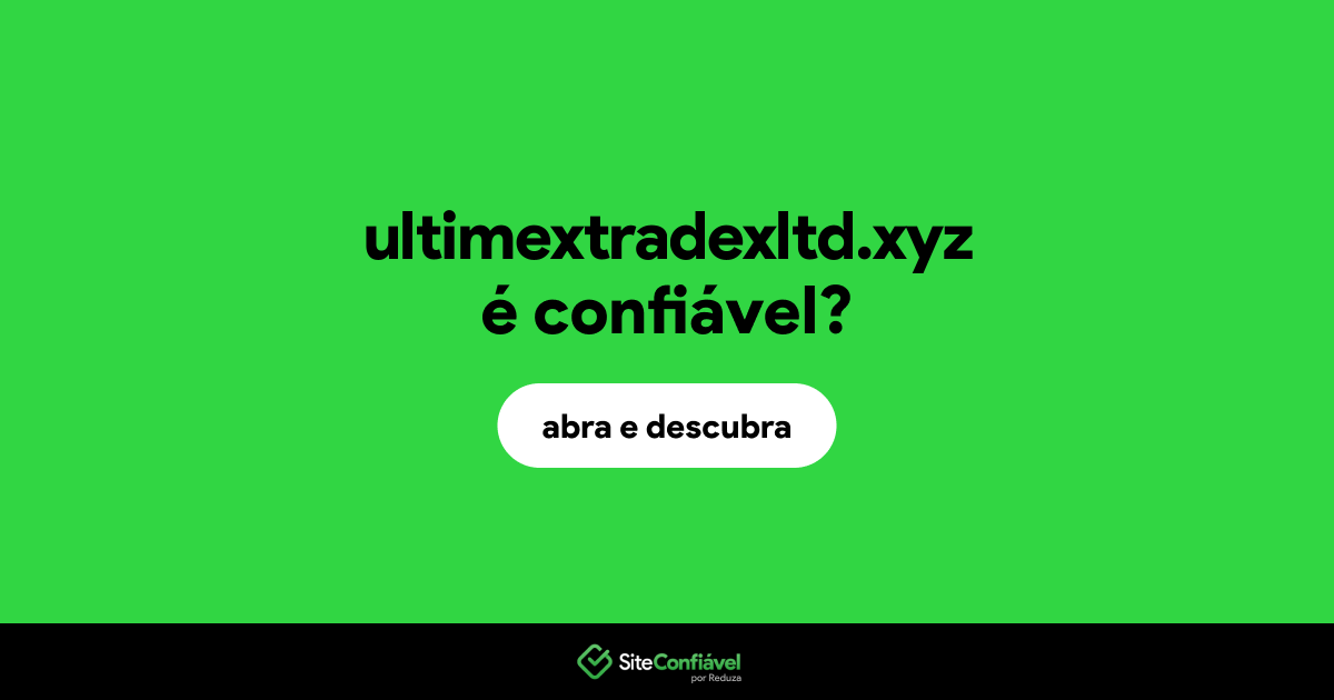 O site ultimextradexltd.xyz é confiável?