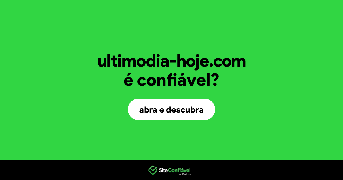O site ultimodia-hoje.com é confiável?