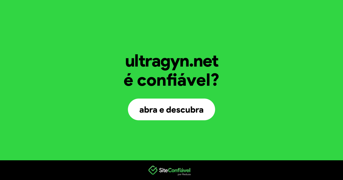 O site ultragyn.net é confiável?