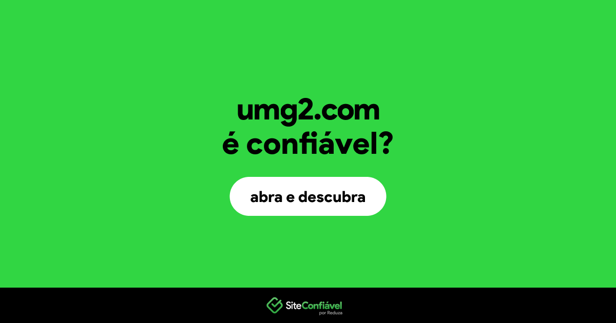 O site umg2.com é confiável?