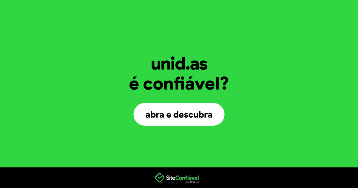 O site unid.as é confiável?