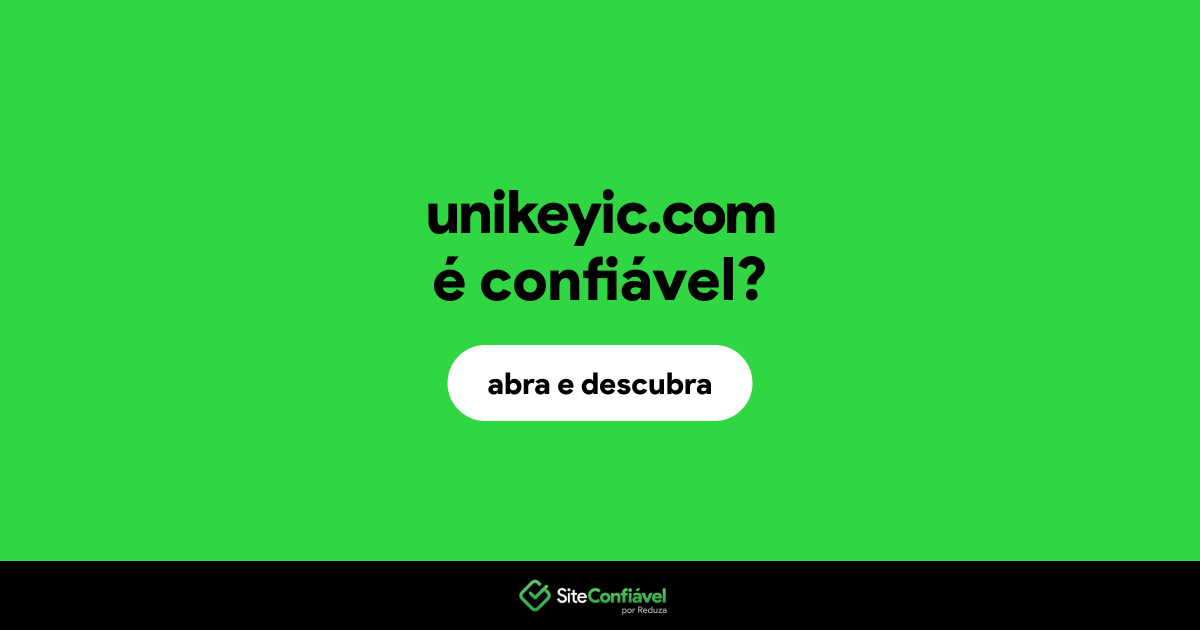 O site unikeyic.com é confiável?