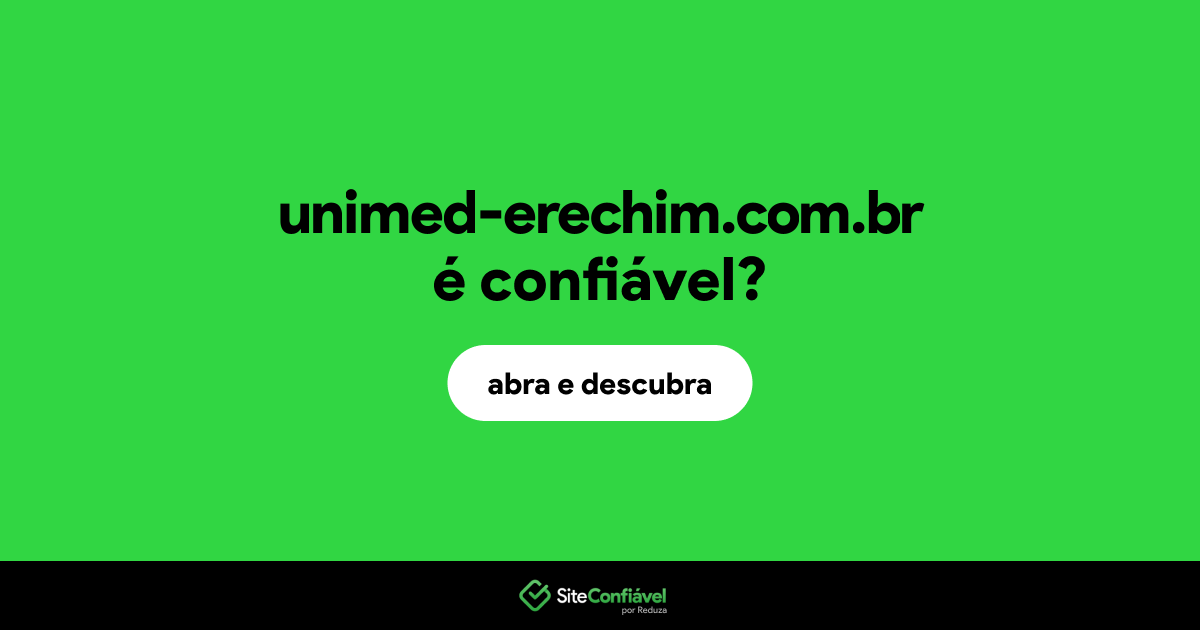 O site unimed-erechim.com.br é confiável?