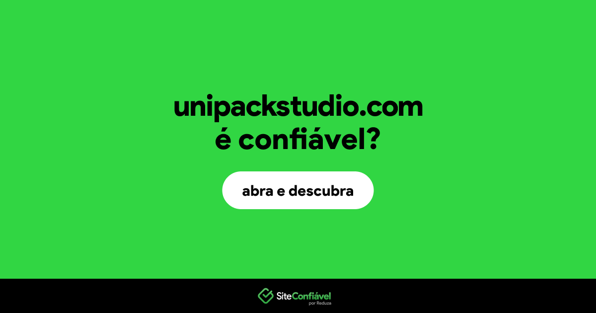 O site unipackstudio.com é confiável?