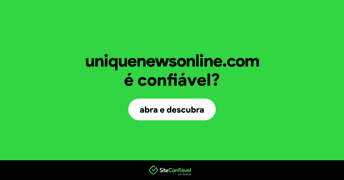 O site uniquenewsonline.com é confiável?