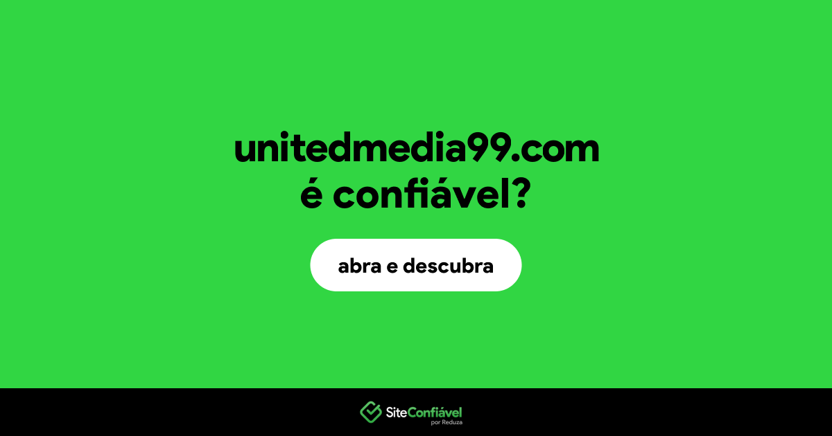 O site unitedmedia99.com é confiável?