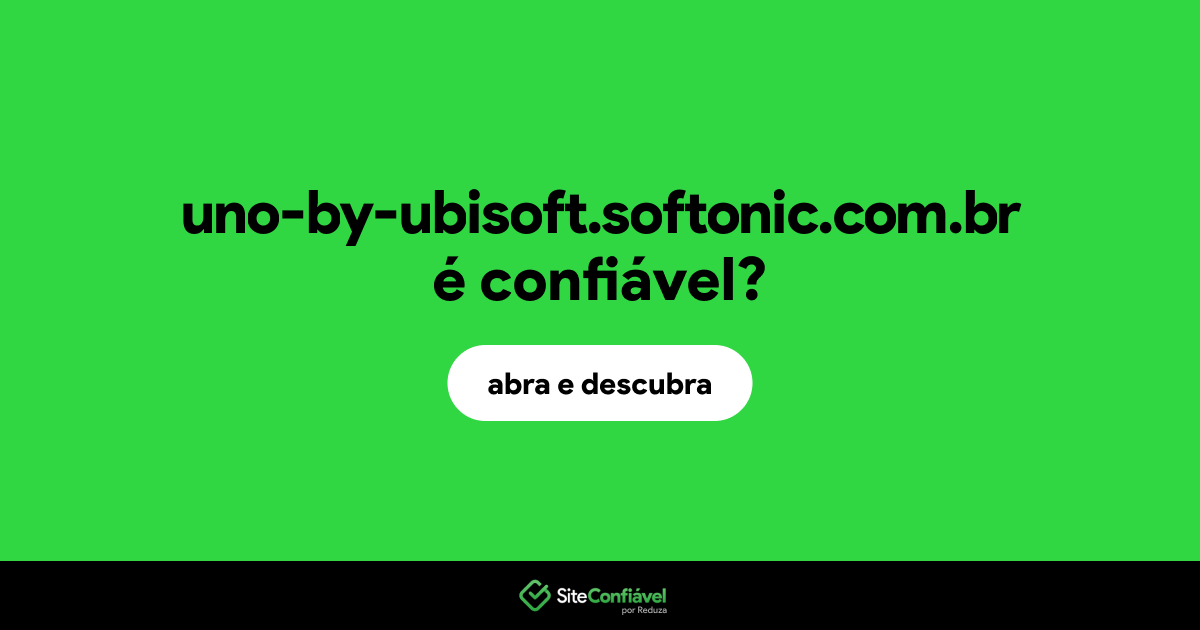 O site uno-by-ubisoft.softonic.com.br é confiável?