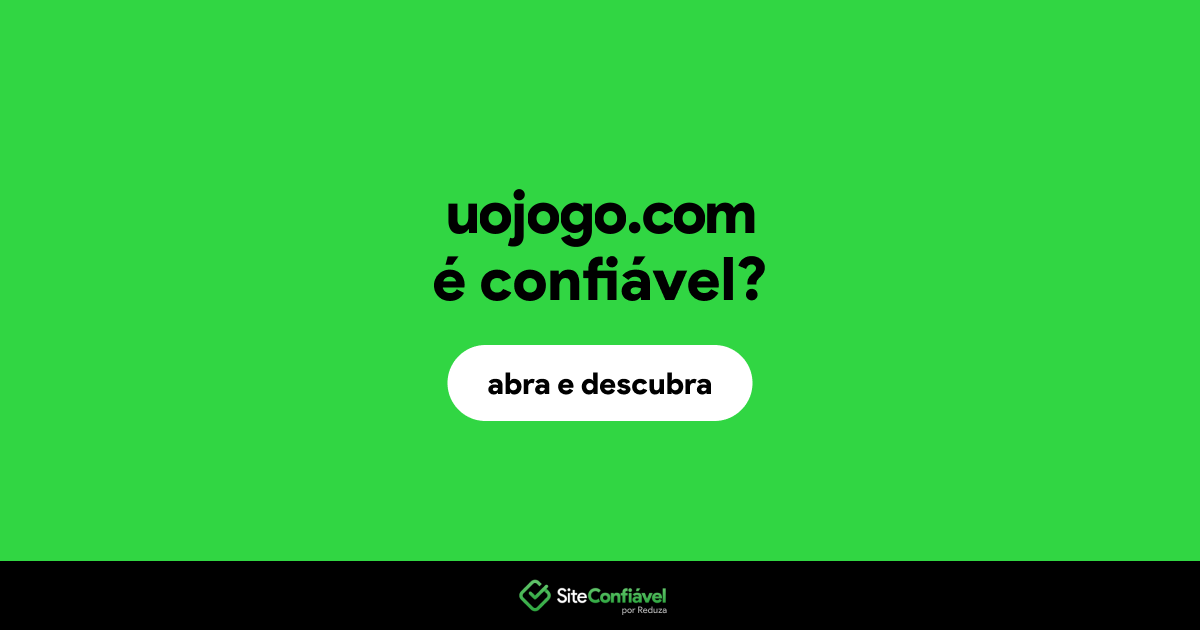 O site uojogo.com é confiável?