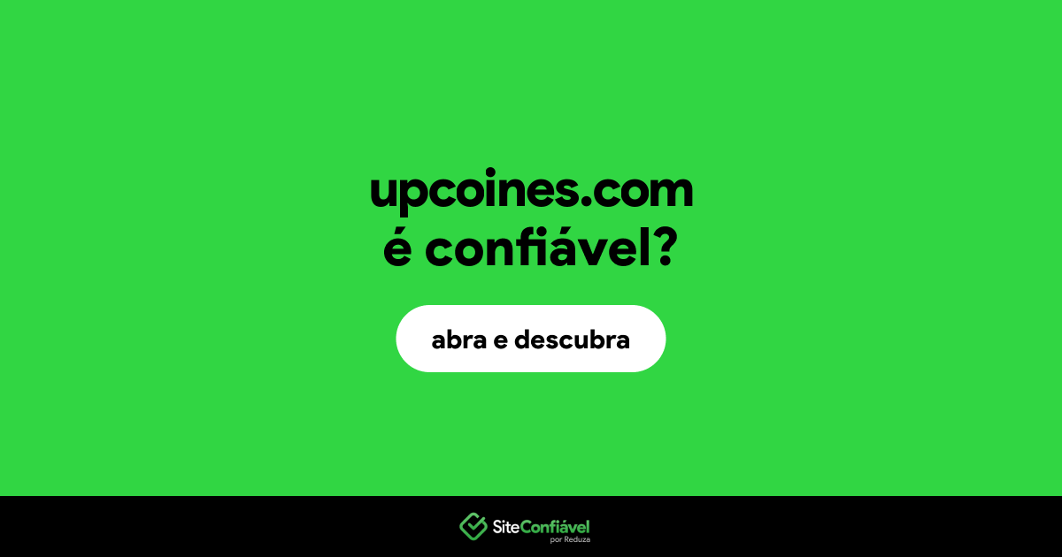 O site upcoines.com é confiável?
