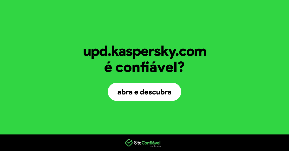 O site upd.kaspersky.com é confiável?