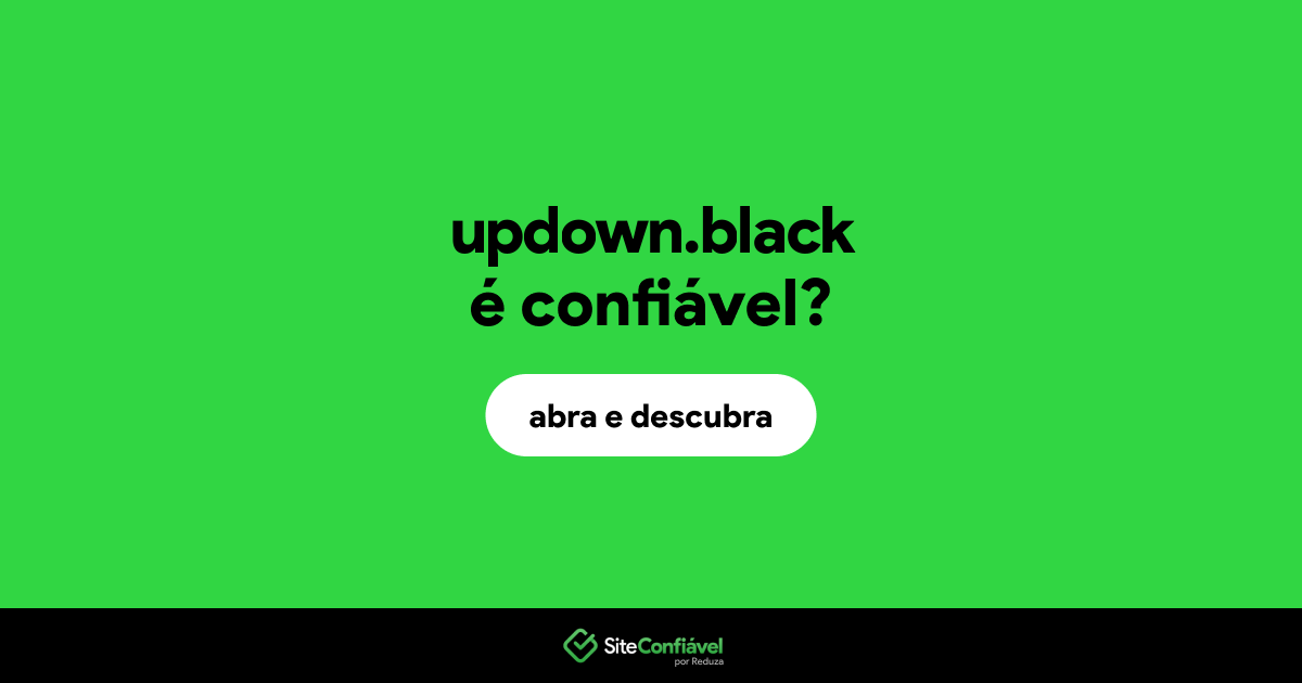 O site updown.black é confiável?