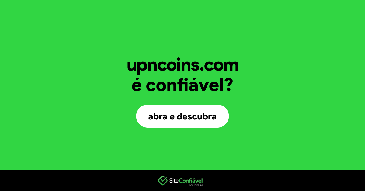 O site upncoins.com é confiável?