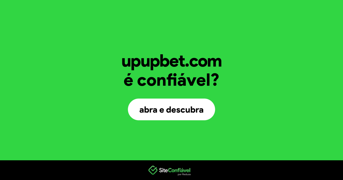 O site upupbet.com é confiável?