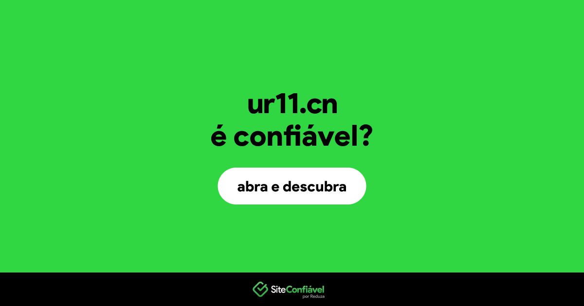 O site ur11.cn é confiável?