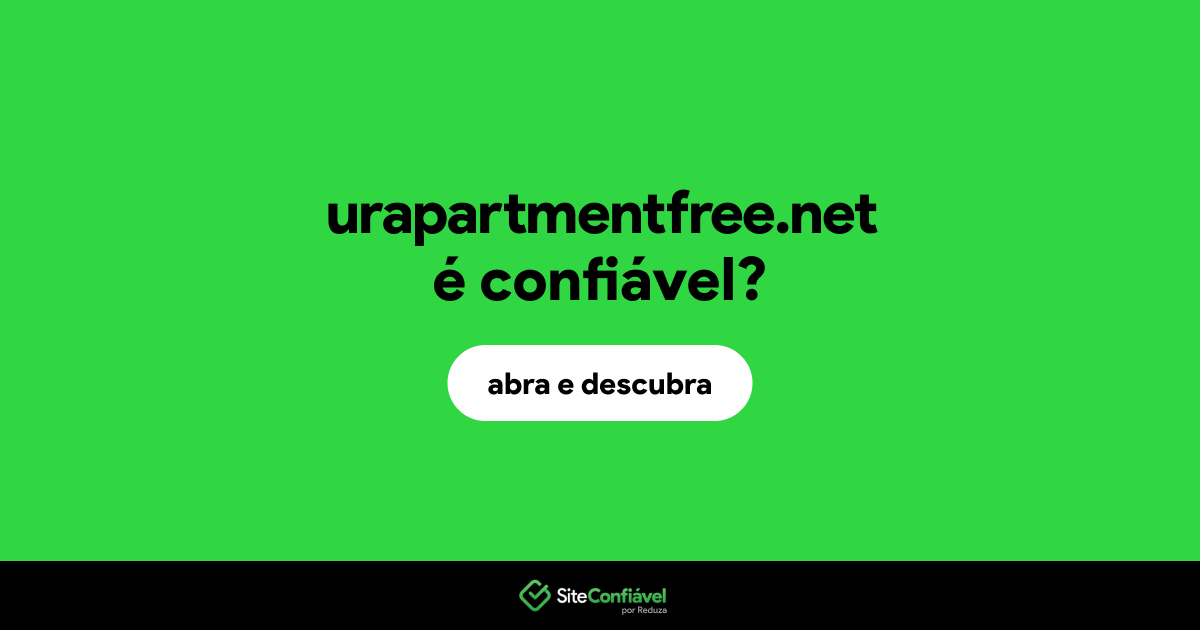 O site urapartmentfree.net é confiável?