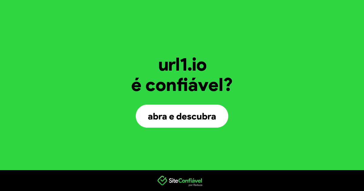 O site url1.io é confiável?