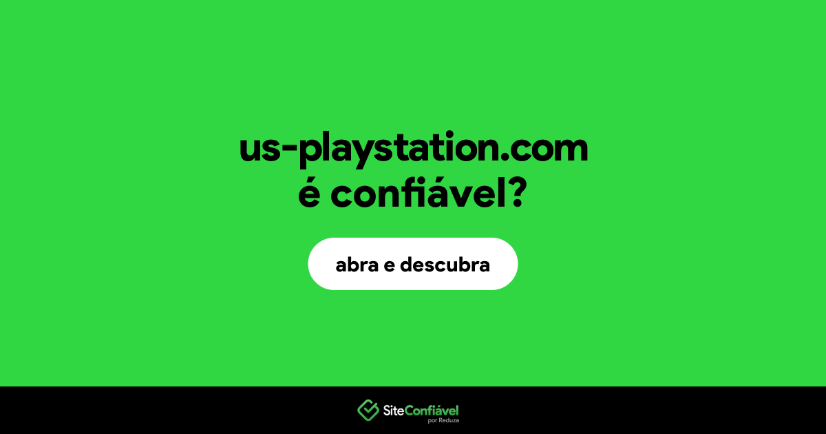 O site us-playstation.com é confiável?