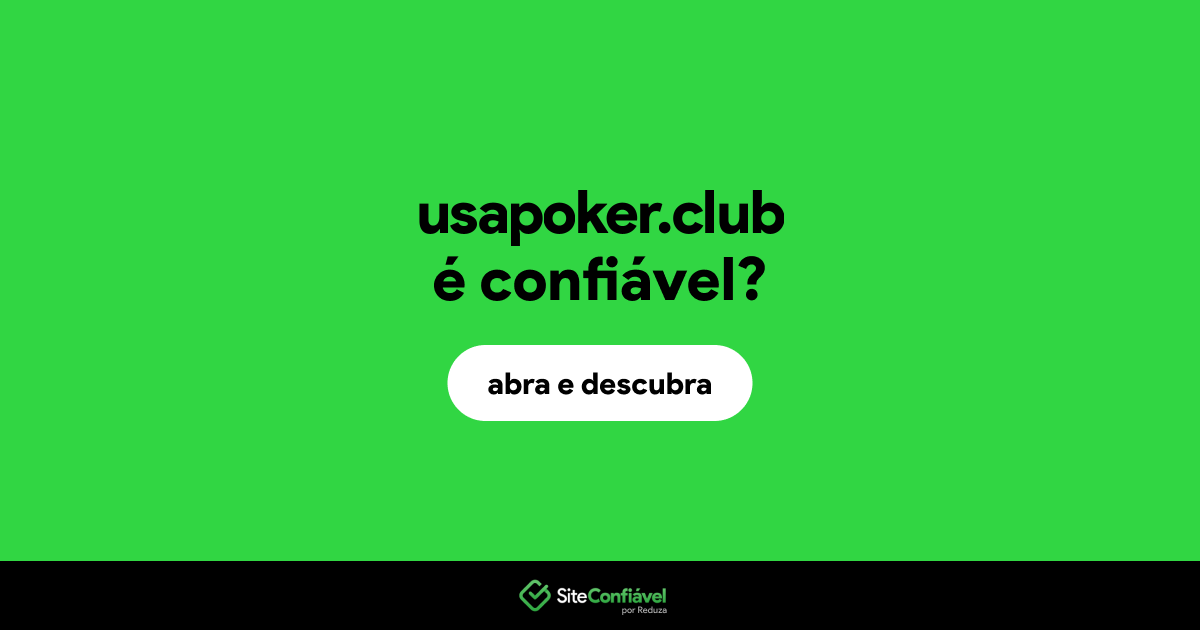 O site usapoker.club é confiável?