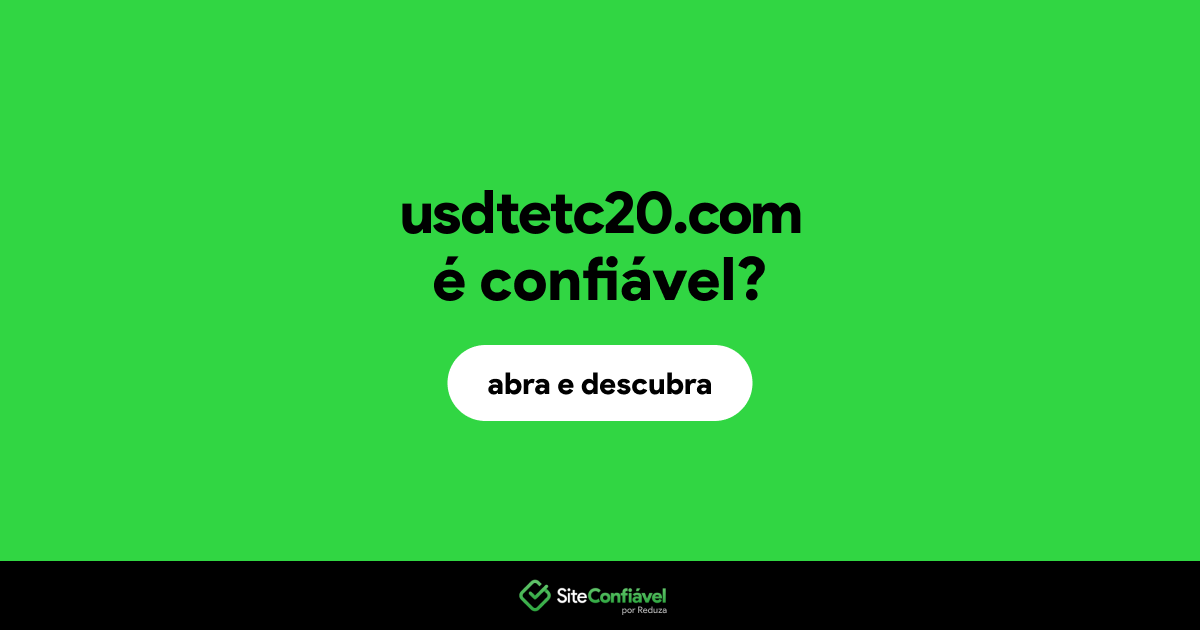 O site usdtetc20.com é confiável?