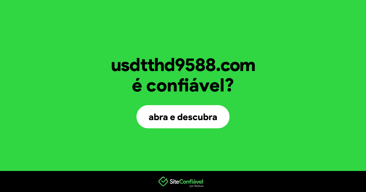 O site usdtthd9588.com é confiável?