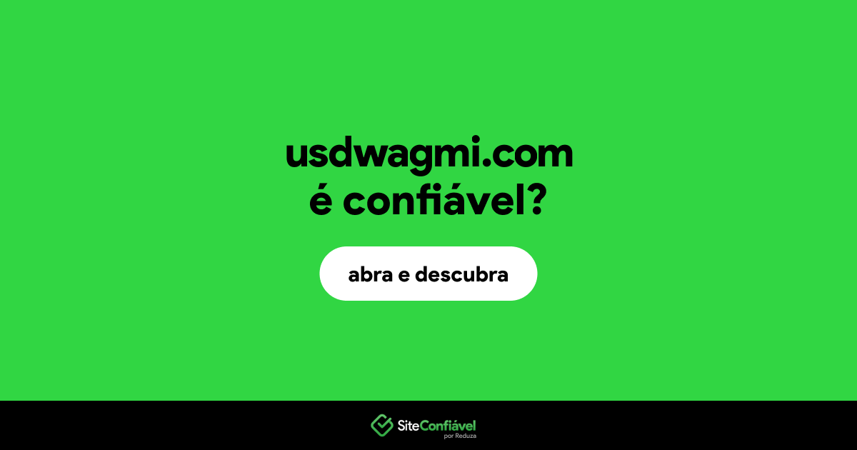 O site usdwagmi.com é confiável?
