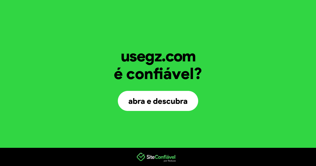 O site usegz.com é confiável?