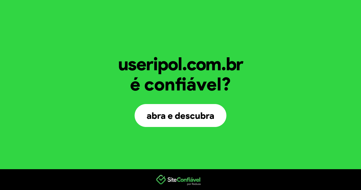 O site useripol.com.br é confiável?