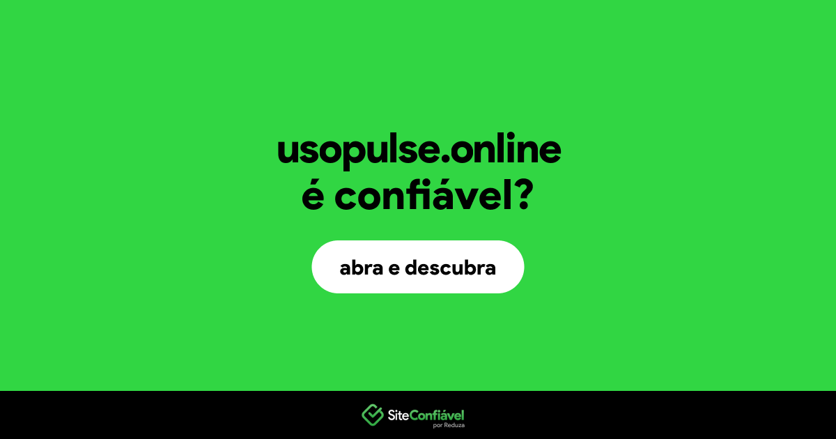 O site usopulse.online é confiável?