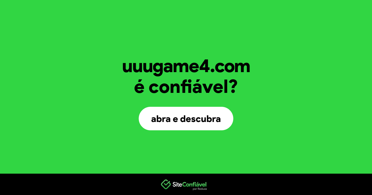 O site uuugame4.com é confiável?
