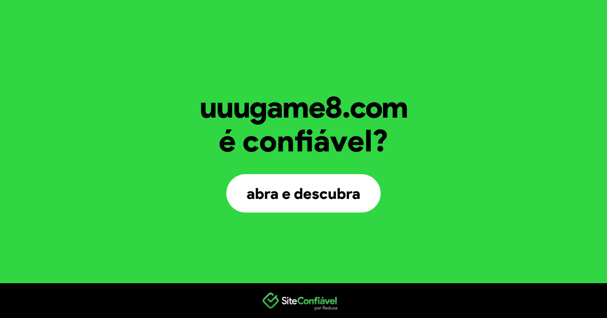 O site uuugame8.com é confiável?