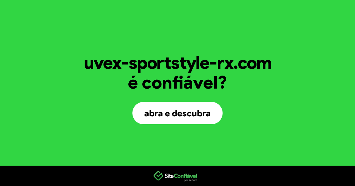 O site uvex-sportstyle-rx.com é confiável?