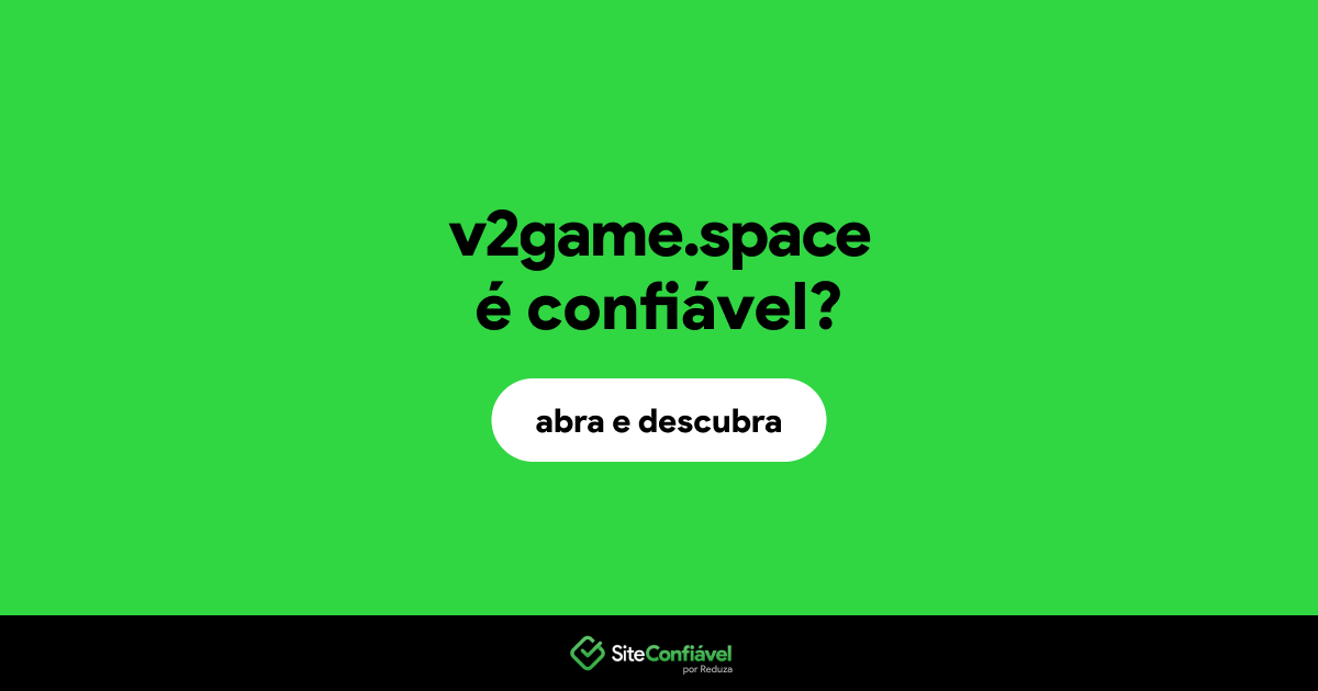 O site v2game.space é confiável?