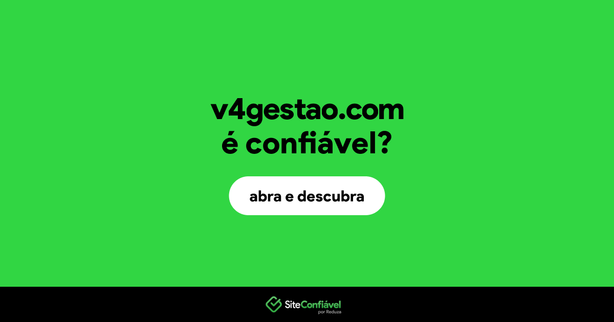 O site v4gestao.com é confiável?