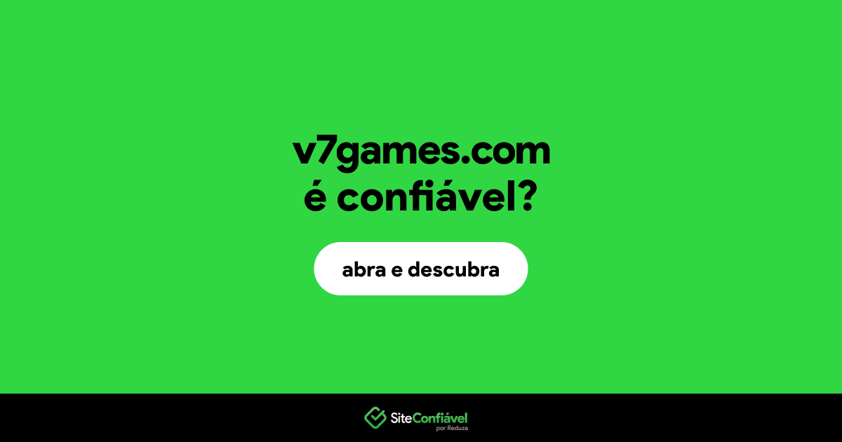 O site v7games.com é confiável?