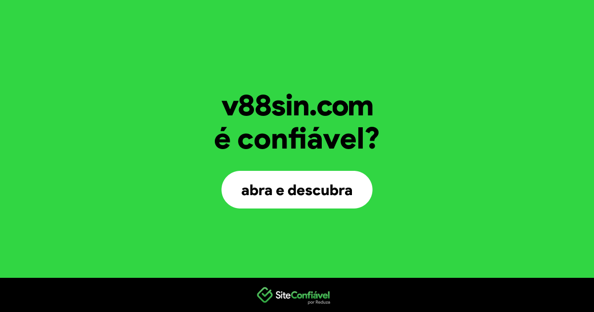 O site v88sin.com é confiável?