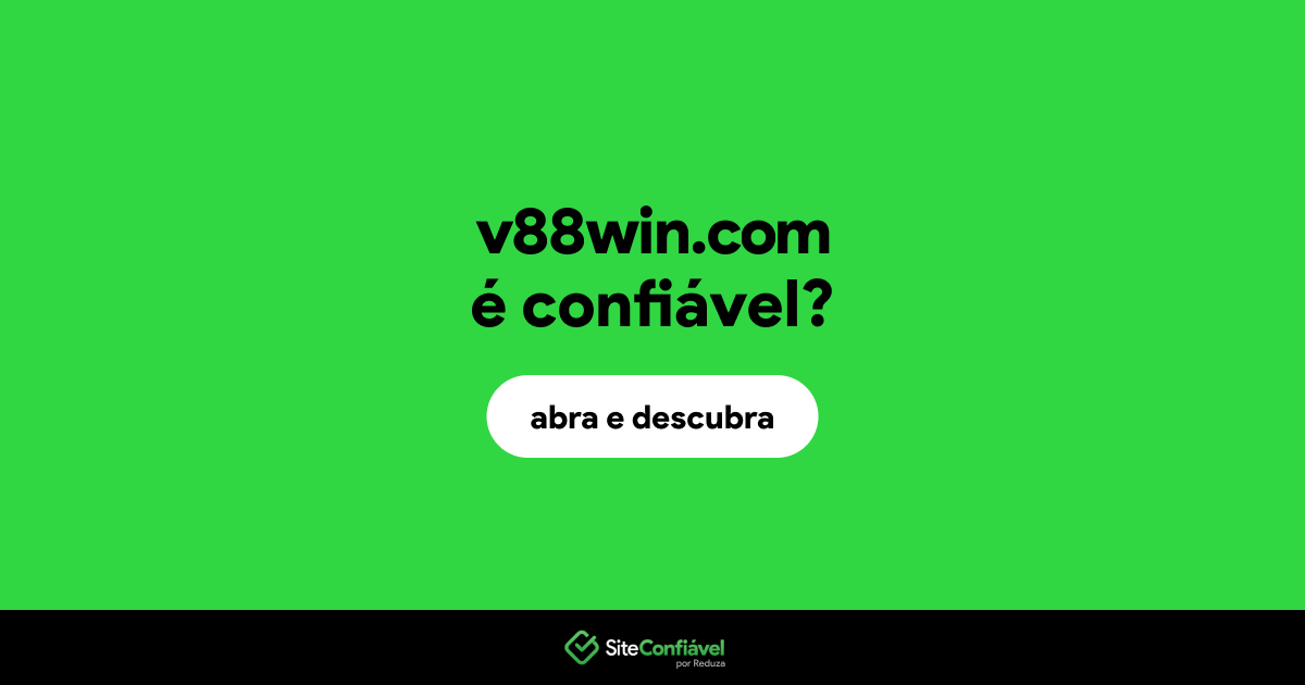 O site v88win.com é confiável?
