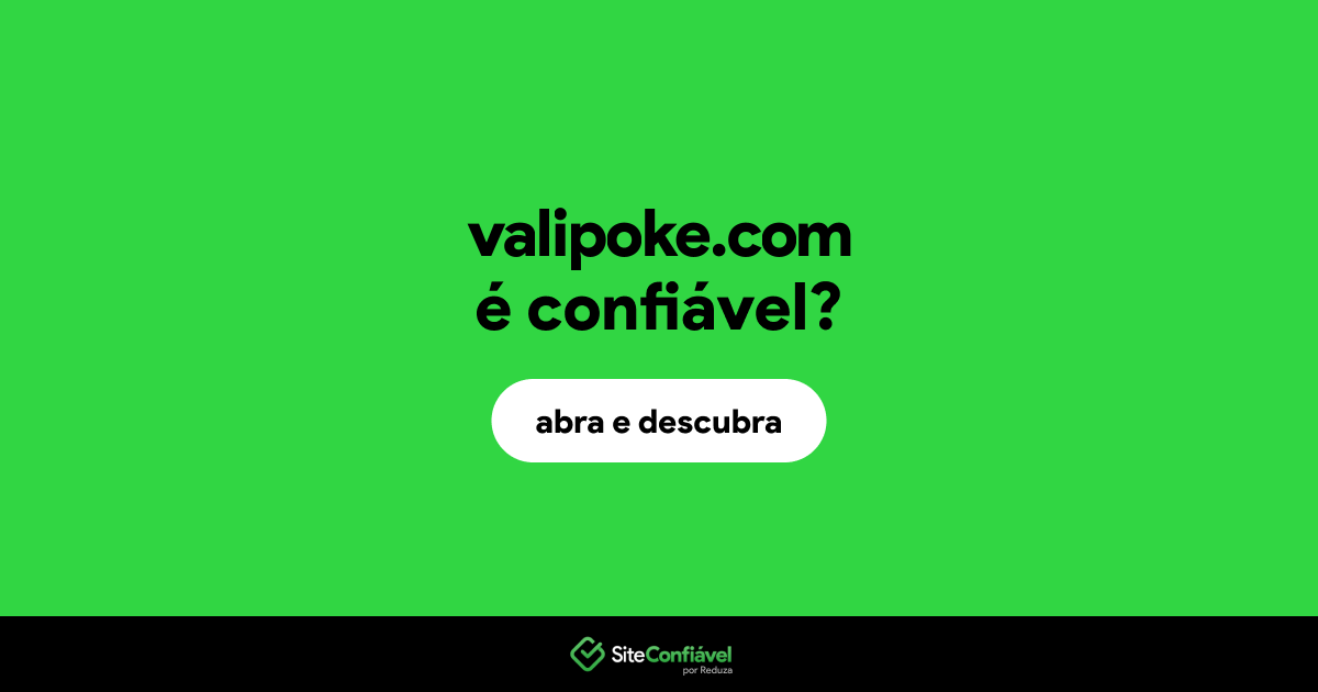 O site valipoke.com é confiável?