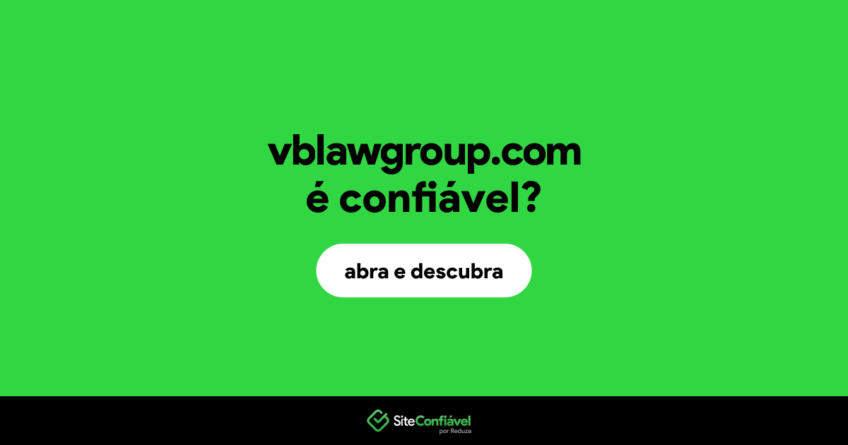 O site vblawgroup.com é confiável?