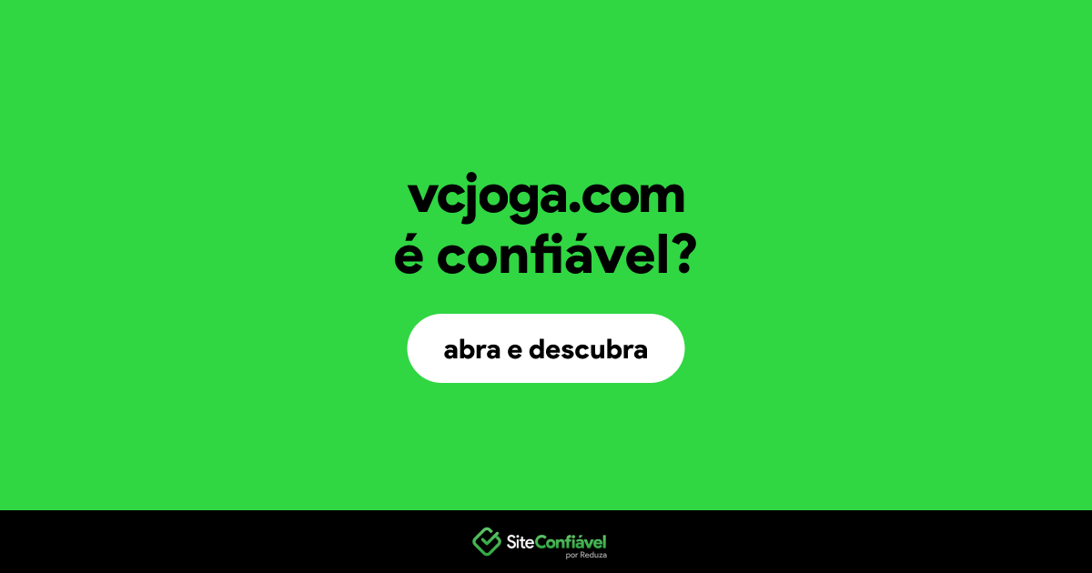O site vcjoga.com é confiável?