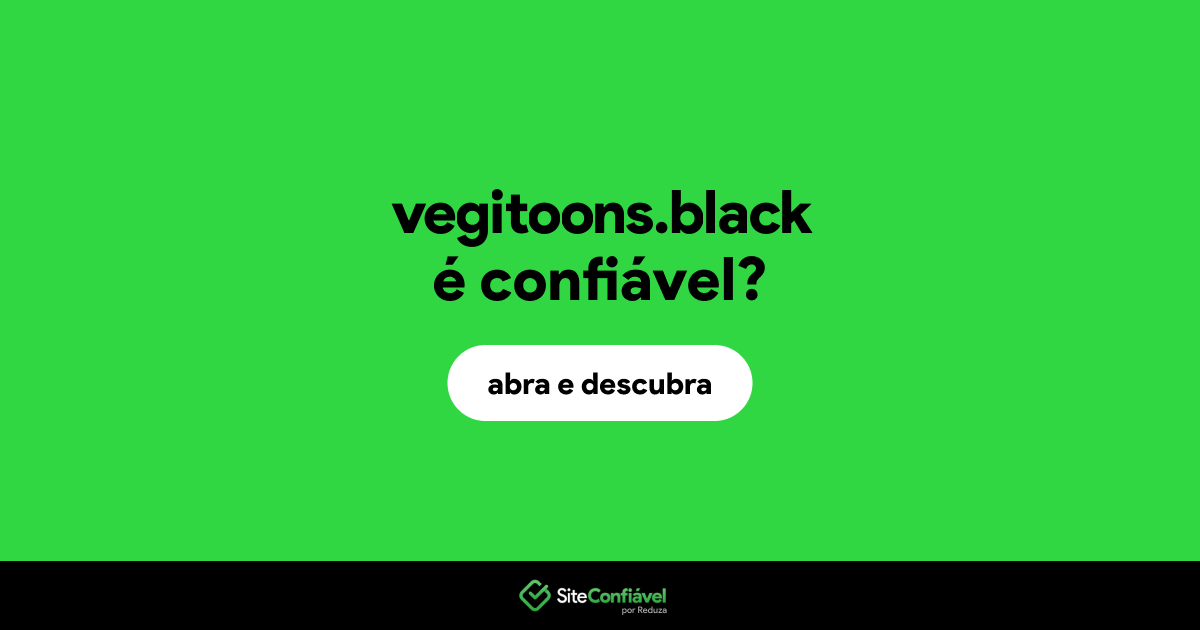 O site vegitoons.black é confiável?