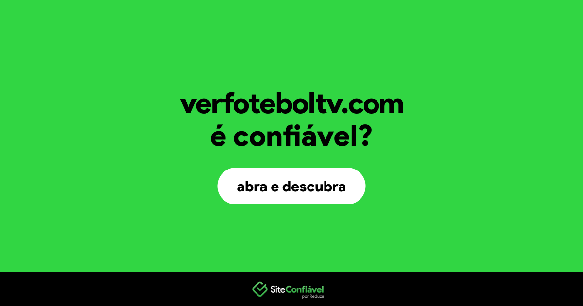 O site verfoteboltv.com é confiável?