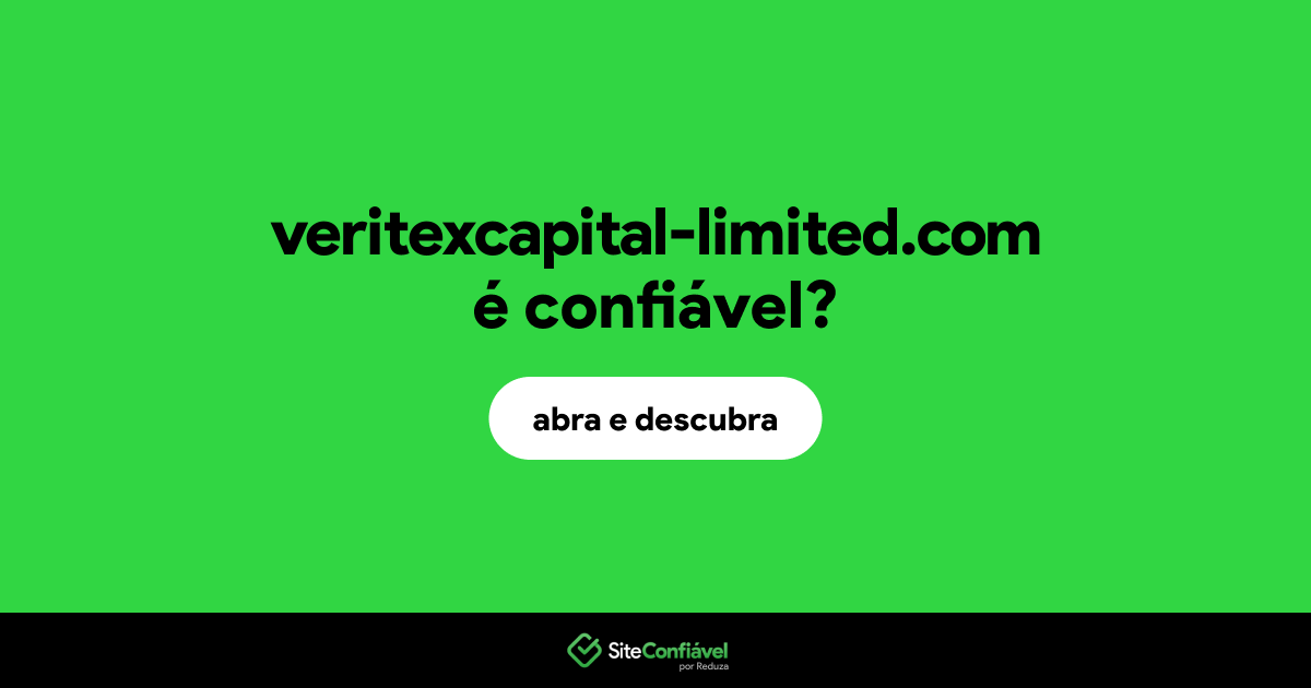 O site veritexcapital-limited.com é confiável?