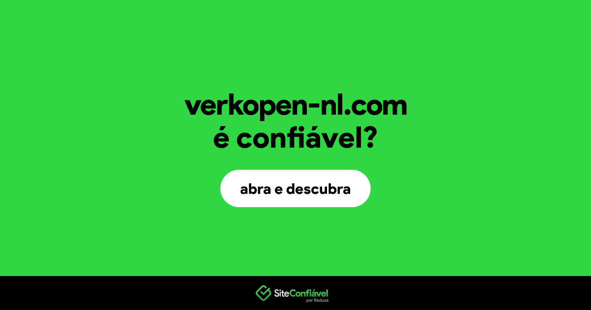 O site verkopen-nl.com é confiável?
