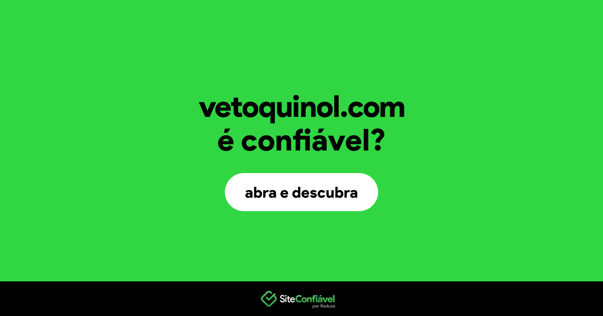 O site vetoquinol.com é confiável?