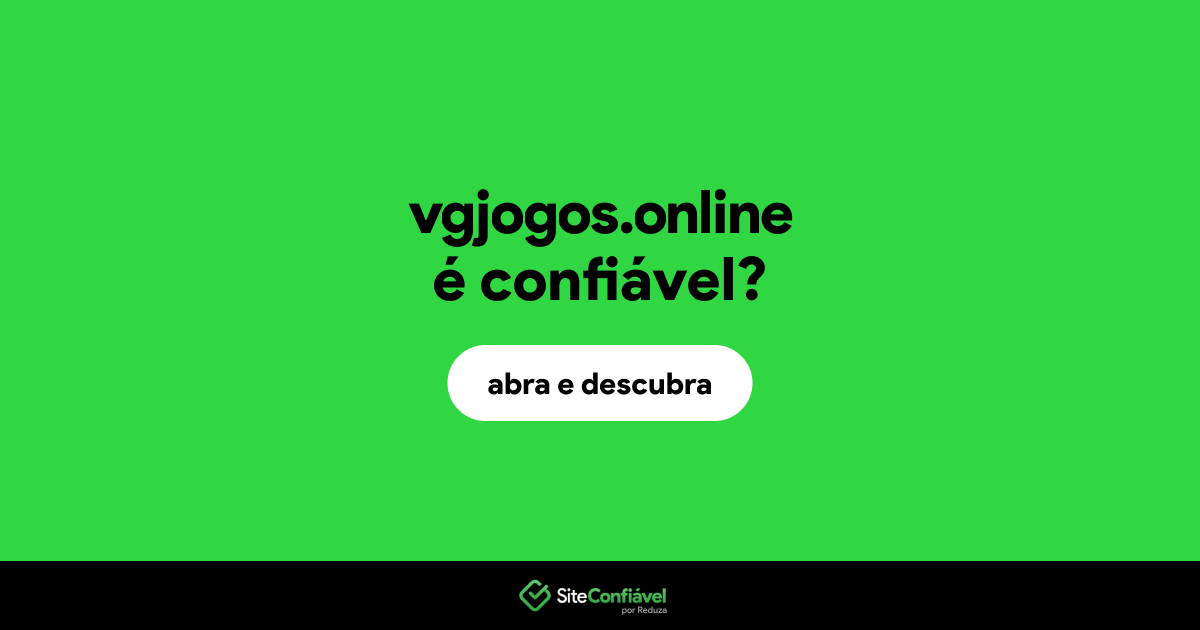 O site vgjogos.online é confiável?